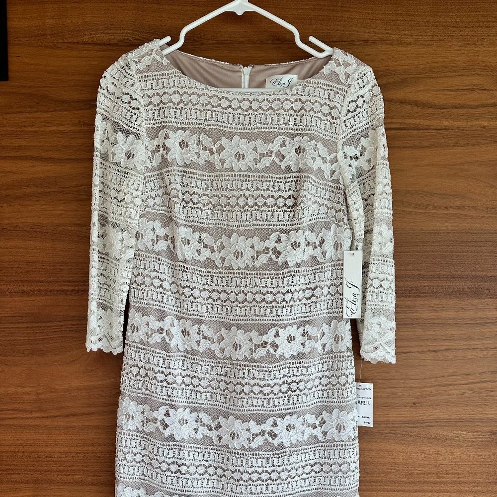 Eliza J Lace 3/4 Sleeve Dress